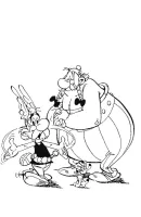 Asterix en obelix kleurplaat 6